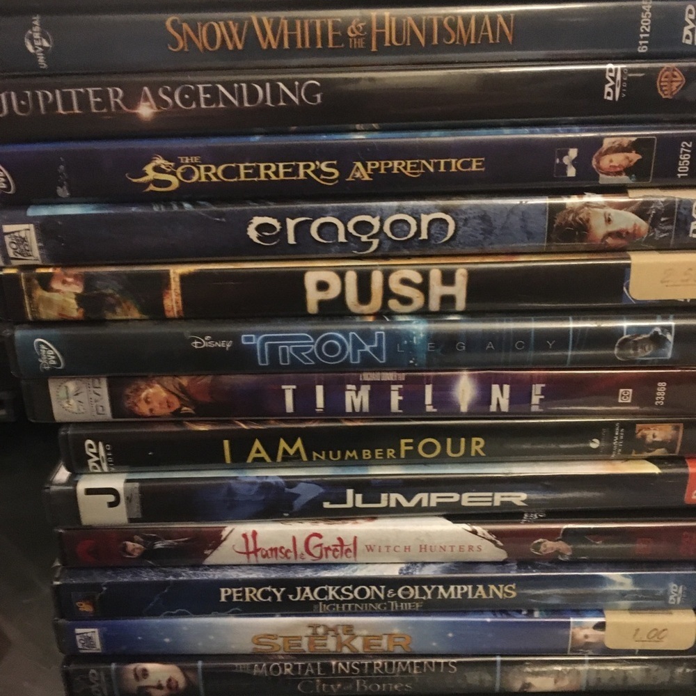PRE-OWNED used wear and tear DVDs bundle